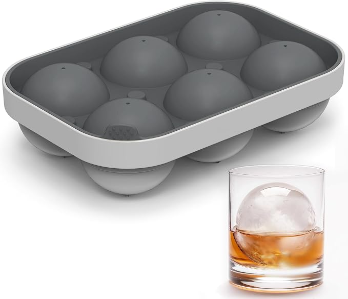 2.5inch Spherical Ice Ball Tray by Winrock