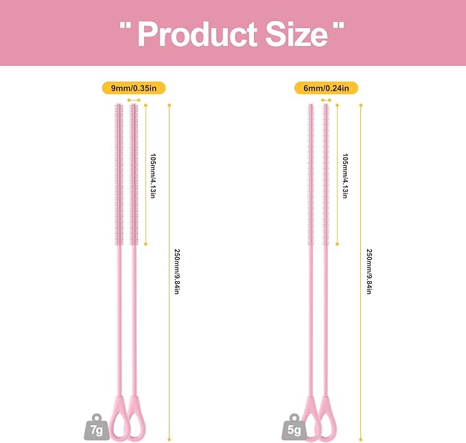 Silicone Straw Cleaner Brush - Image 2