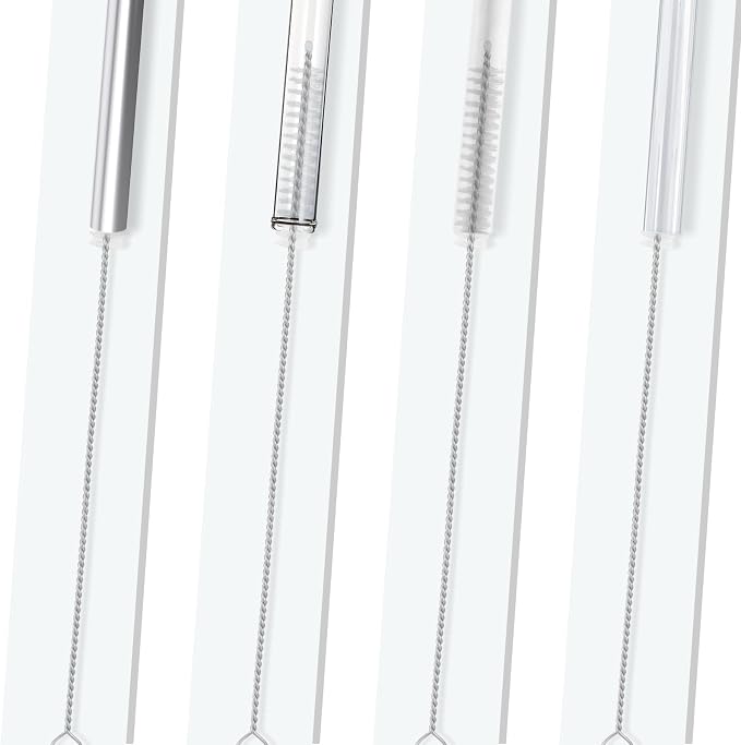 Bottle Brush Set – Adjustable Long Handle Narrow Bottle Cleaner, Fixed Handle - Image 4