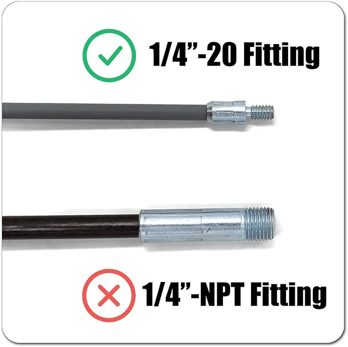 Midwest Hearth Rod Kit fits 3" and 4" Pellet Brush Made in USA - Image 2
