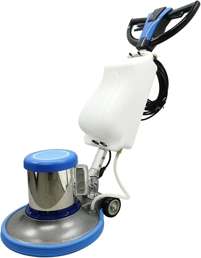 Floor Scrubber Buffer Polisher Commercial Floor Scrubber Machine 17" Tile Floor by HQHAOTWU
