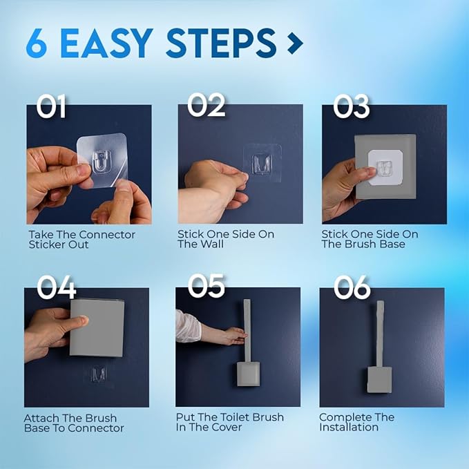 Modern Minimalist Silicone Toilet Brushes & Holders - Image 5