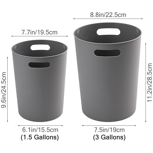 4 Pack Small Trash Can for Bathroom - Image 2