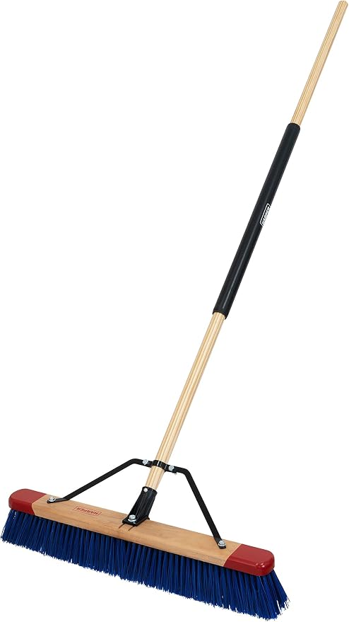 Harper 24 Inch Push Broom with Stiff Bristles, Premium Heavy Duty Outdoor by Harper
