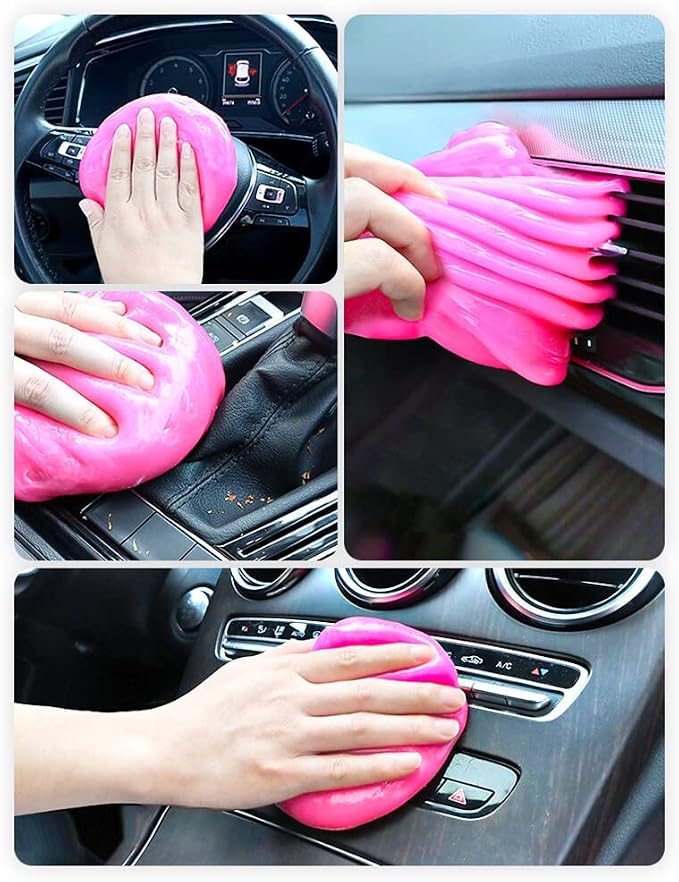 2PCS Car Vents Cleaning Gel Keyboard Cleaning Adhesive Universal Dust Remover - Image 7