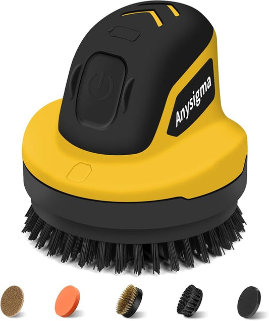 Electric Grill Brush- Waterproof Cordless Rotary Cleaning Brush by Unknown
