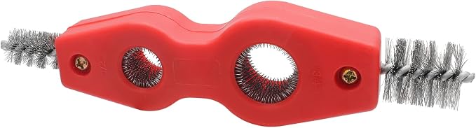 BokWin 4-in-1 Copper Tubing Brush Copper Pipe Cleaner Tool，Steel Bristles - Image 4