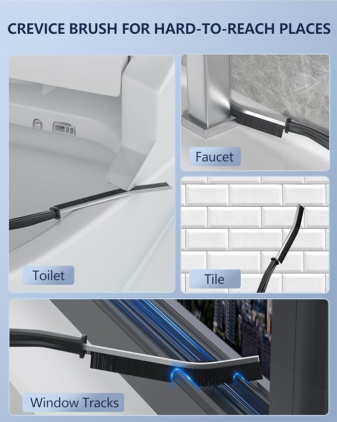 Leebein Electric Toilet Brush and Holder Set, Electric Toilet Bowl Scrubber Kit - Image 5