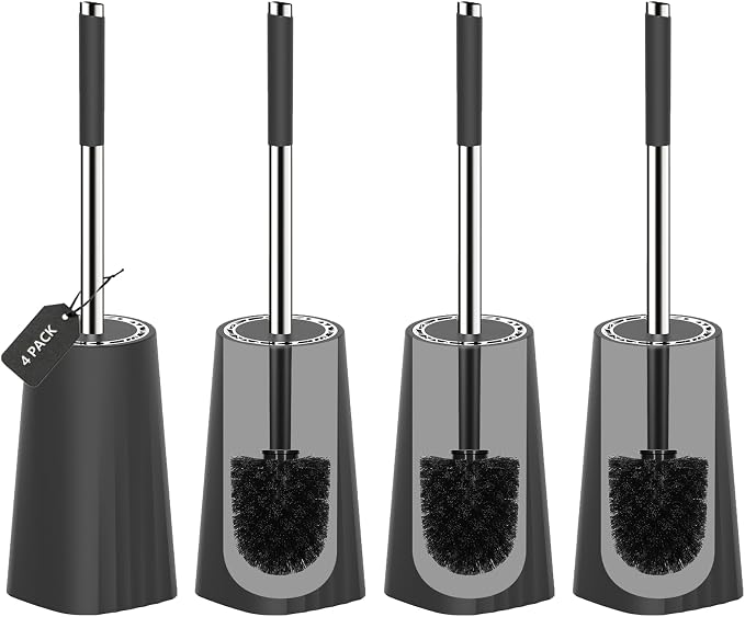 SetSail Toilet Brush, Compact Size Toilet Bowl Brush and Holder Toilet Brushes by SetSail