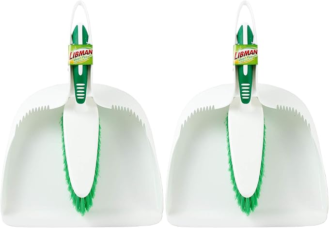 Libman Dust Pan and Brush Set | Portable Cleaning Brush | Mini Broom and - Image 3