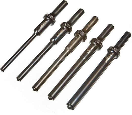 Mayhew Tools 32020 Pneumatic Roll Pin Punch, 5-Piece Set - Image 2