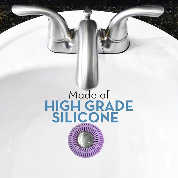 Bathroom Sink Hair Catcher for Pop-Up Drain – SinkRing 1.57" Precision Strainer - Image 4