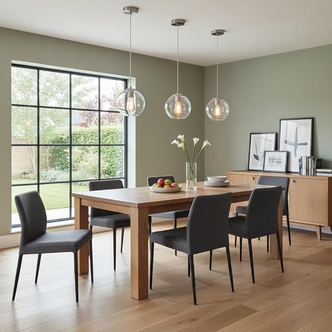 Globe Pendant Light, Modern Hanging Lighting Fixture, Classic Cluster Chandelier - Image 2