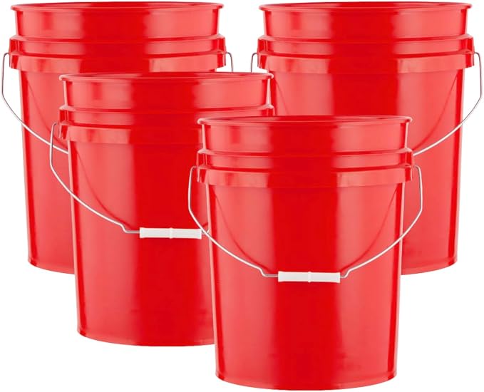 House Naturals 5 Gallon Premium HPDE Plastic Bucket by House+Naturals