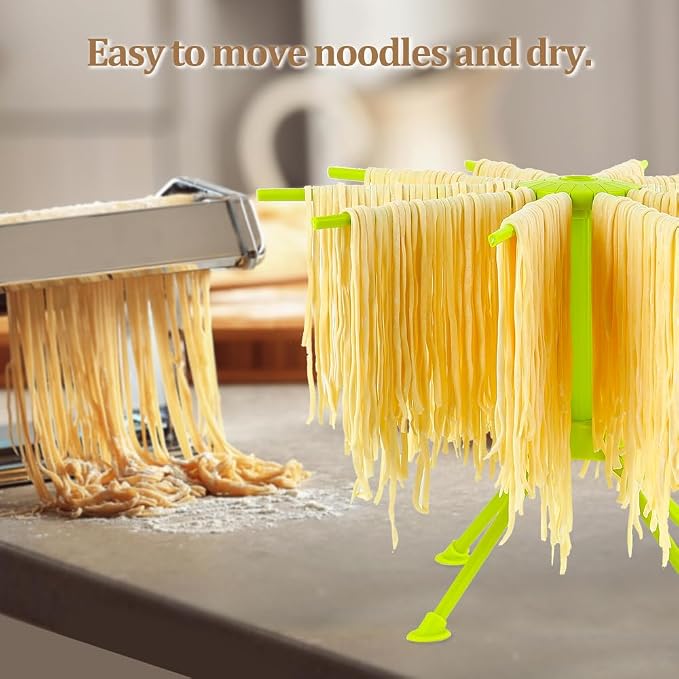Ourokhome Collapsible Pasta Drying Rack, Plastic Foldable Homemade Fresh - Image 7