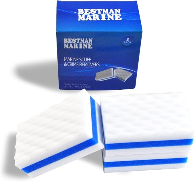 Marine Scraper Eraser|3-Pack Marine Cleaner Eraser Deck Cleaner Hull Cleaner by BESTMAN+MARINE