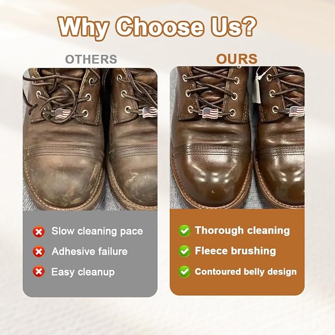 2Pcs Rubber Shoe Brush, Suede Brush - Image 5