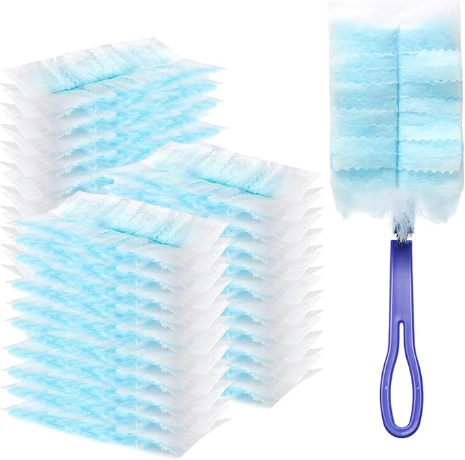 40 Count Duster Refills, Disposable Static Dust Removal Brush Replacement Head by CASITODO
