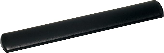 Keyboard Wrist Rest Gel Black Leatherette Kp200le by 3MIndustrial
