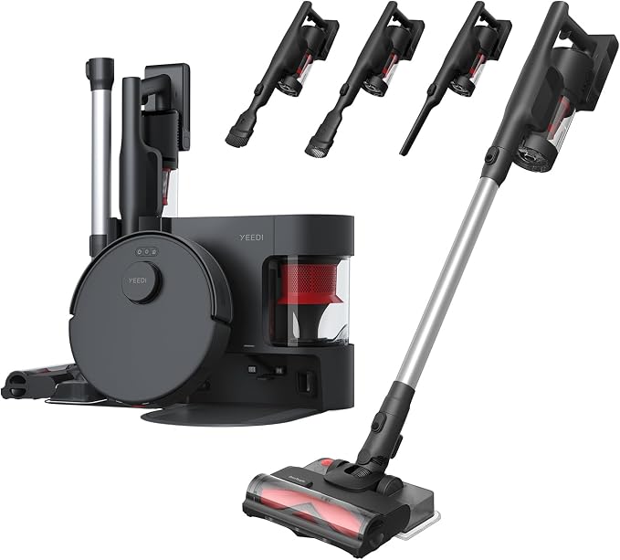 Yeedi C12 Combo Cordless Stick Vacuum & Robot & Mopping, All-in-one Cleaning by yeedi