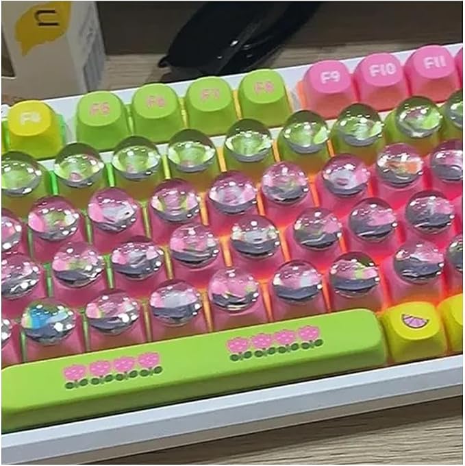 128PCS Raised Keyboard Stickers by Unknown