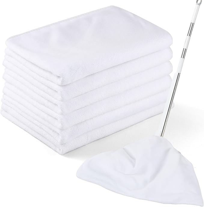 6 Pack Extra Large Microfiber Cleaning Cloths 20"x30", Lint-Free Reusable Towels by Unknown