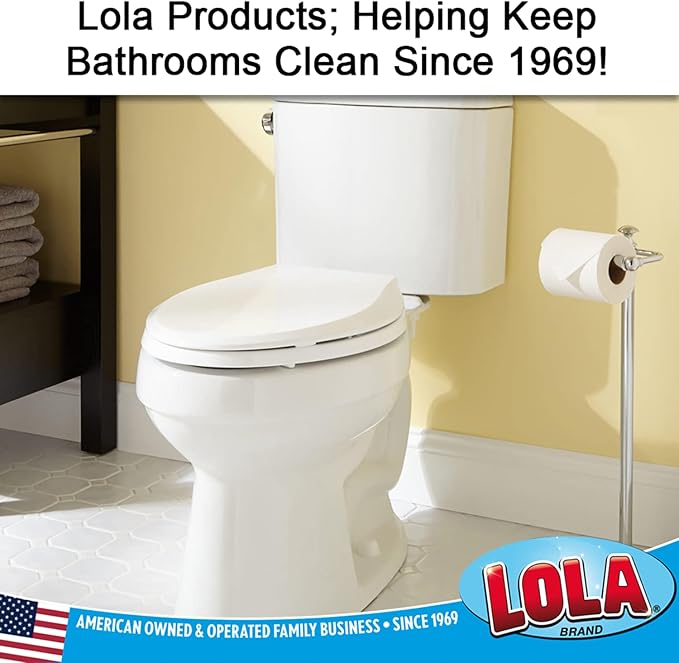 LOLA Classic Toilet Brush, Durable Fiber Stiff Bristles, Compact Size, - Image 5