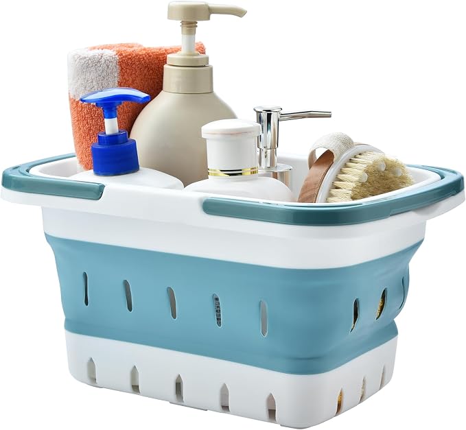 Haundry Portable Shower Caddy Basket, Foldable Caddy Basket by Haundry