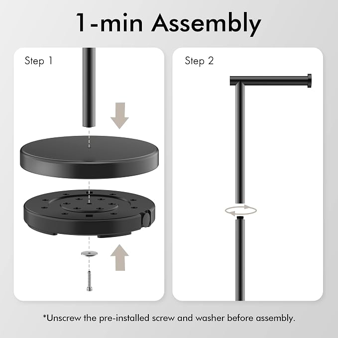 KES Bathroom Toilet Paper Holder Stand Modern Tissue Roll Holder SUS304 - Image 7