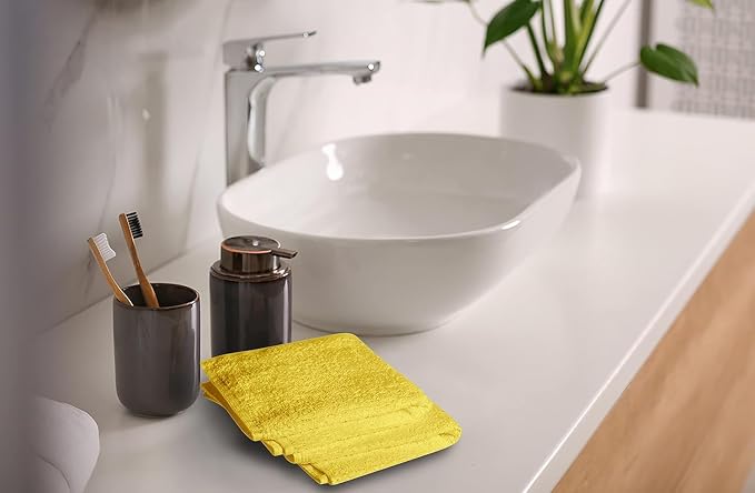 Softolle 100% Cotton Washcloths 24 Pack Soft, Highly Absorbent Washcloth - Image 3