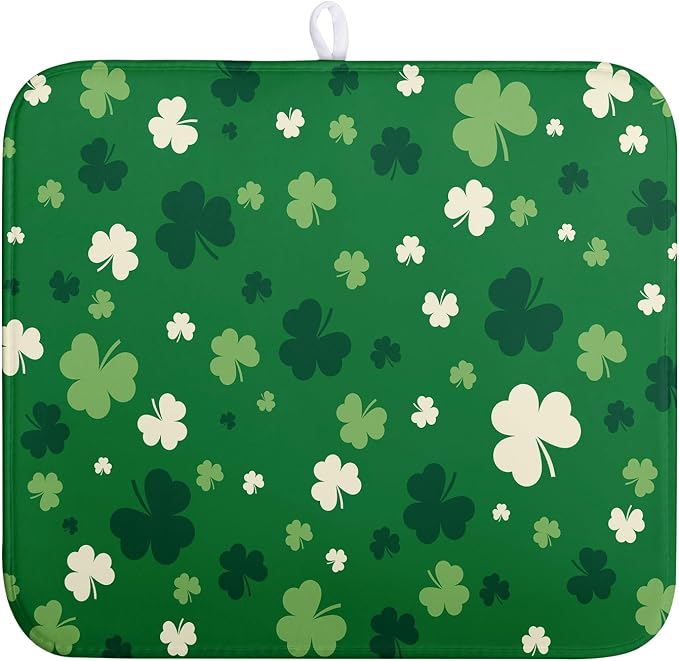 St.Patrick's Day Dish Drying Mat by Wnoesat