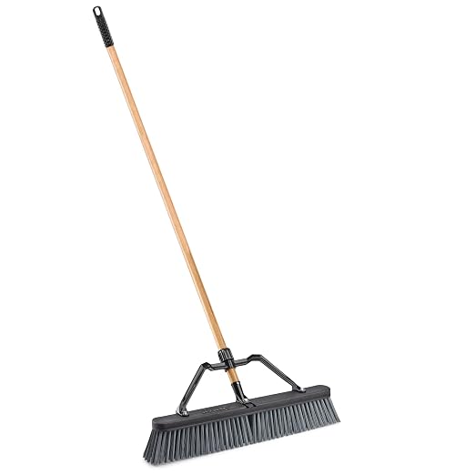 LIBMAN 829 Push Broom with Hard Polymer Support Brace, Heavy-Duty Bristles - Image 2