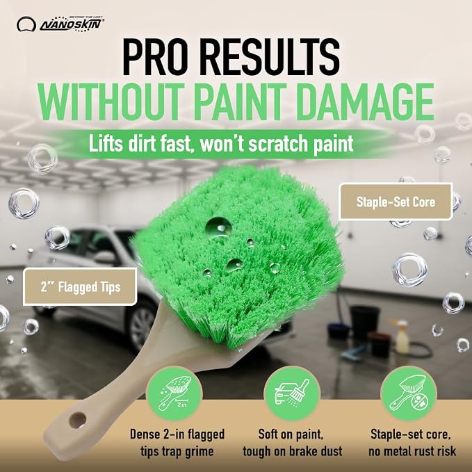 Nanoskin Pro-Grade 8.5" Car Detailing Brush - Image 2