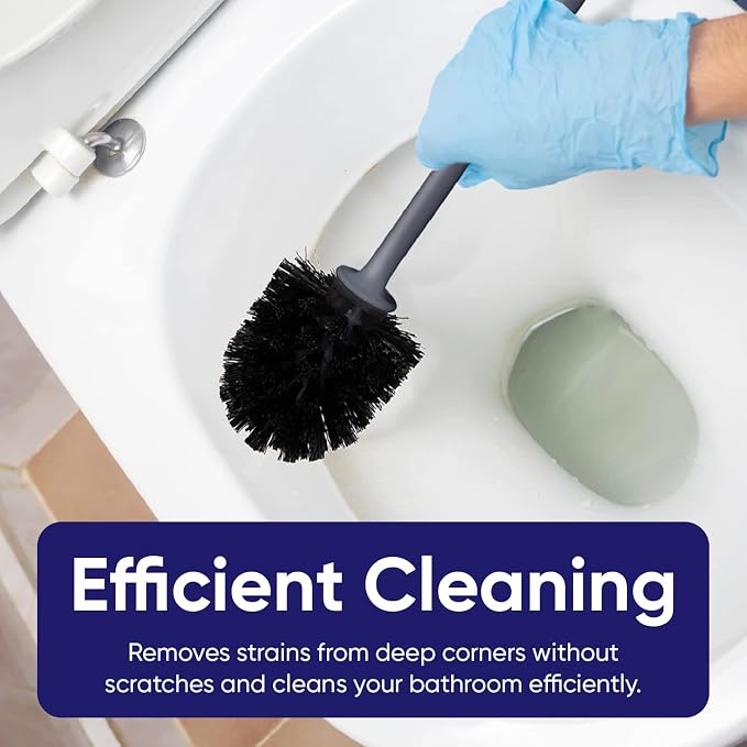 Modern Toilet Brush and Holder, Bathroom Cleaner. by Superio - Image 6