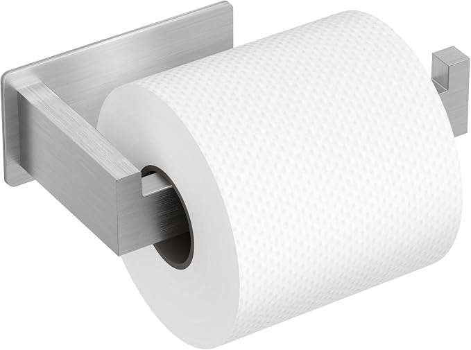 Auxmir Toilet Paper Holder Self Adhesive, Premium Thicken SUS304 Stainless by Auxmir