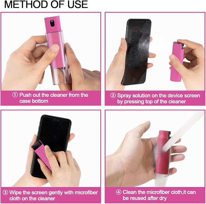 Screen Cleaner Touchscreen Mist Spray, walrfid Cleaning Kit - Image 3