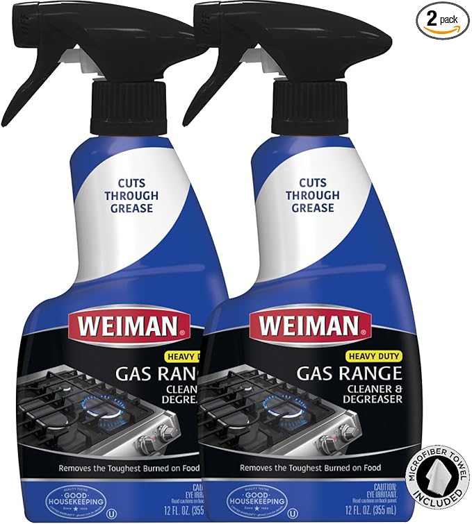 Weiman Heavy Duty Gas Range & Stove Top Cleaner and Degreaser by Weiman