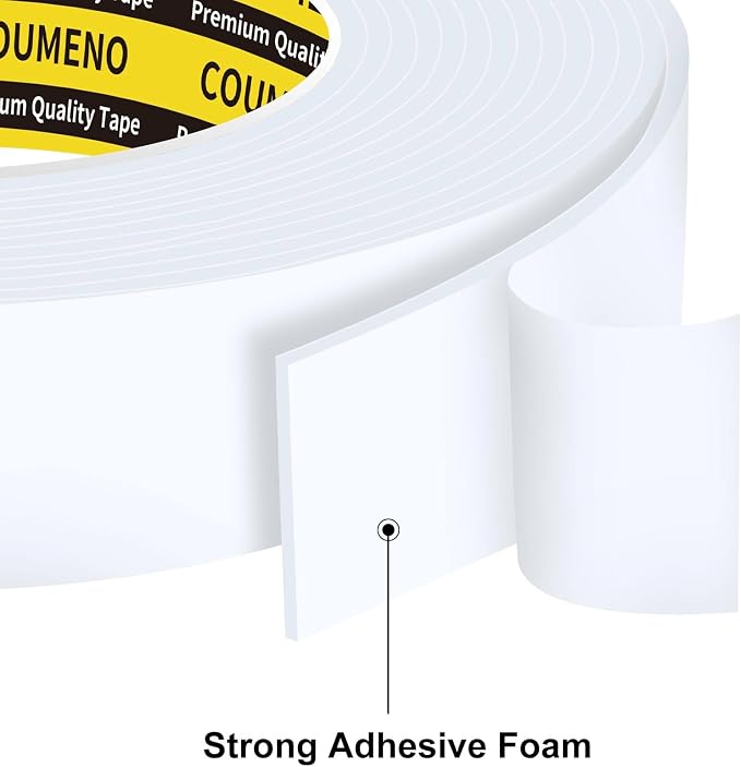 Single-Sided EVA Foam Tape, Single-Sided Sealing Strip Foam Pad Sponge Tape - Image 3