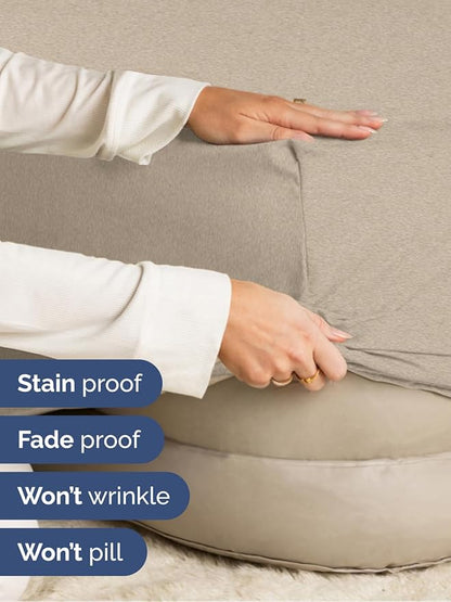 Extra Deep Cal King Fitted Sheet - Hotel Luxury Single Fitted Sheet Only - Easily Fits 18 to 24 inch Mattress - Ultra Soft, Wrinkle Free with Extra Deep Pockets - Breathable & Comfy - Heathered Beige