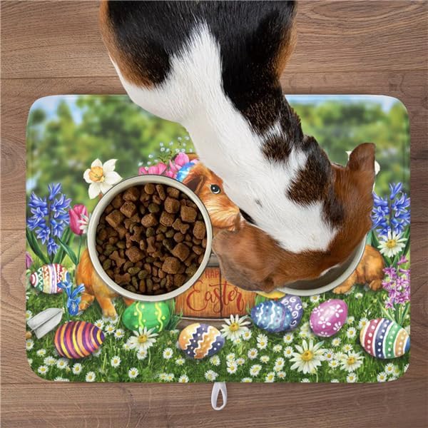 Easter Bunnies Eggs Dish Drying Mat - Image 9