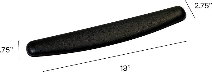 3M™ Compact Gel Wrist Rest for Keyboards, Soothing Gel Comfort, Product - Image 10