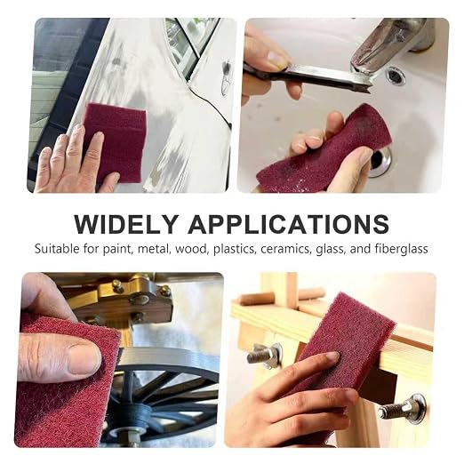4" x 6" Scuff Pad Maroon 6 Pack - Image 6