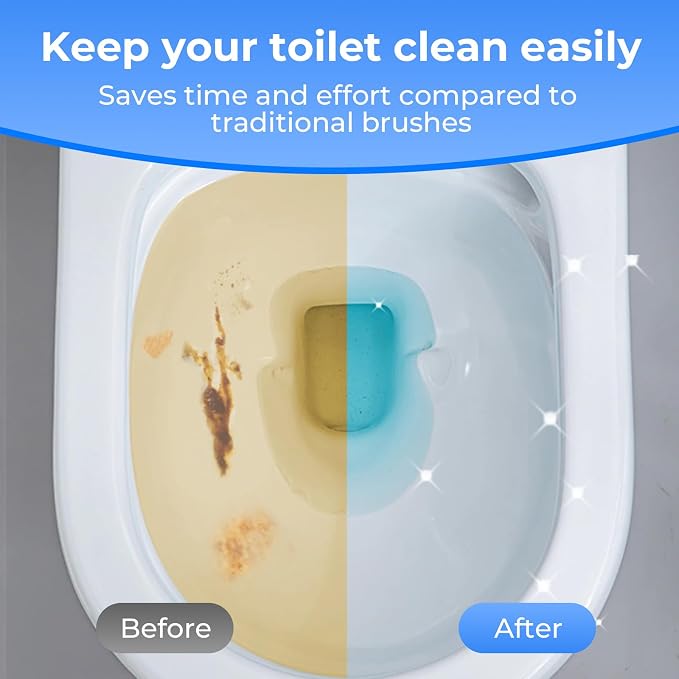 24 Pack Disposable Toilet Brush Refill Pads, - Image 5