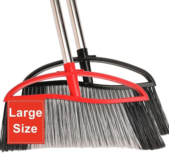 Outdoor Heavy Duty Broom, 15.7'' Wide by MULING