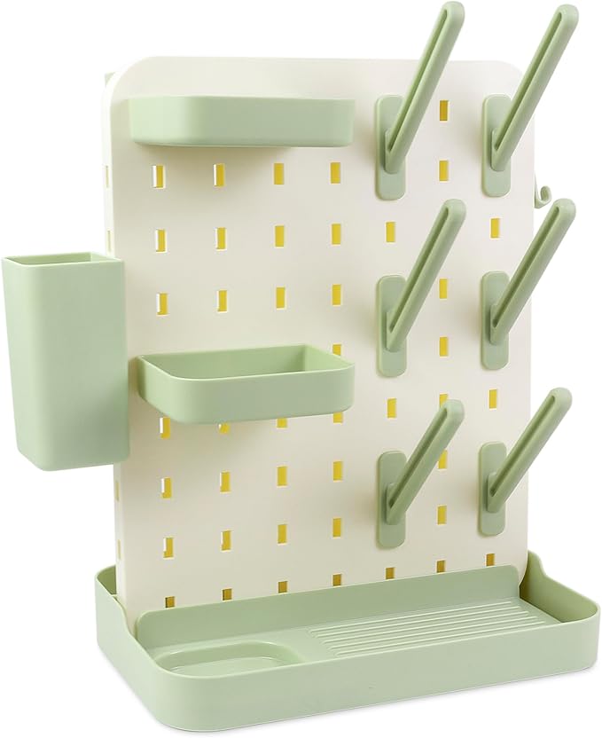 Baby Bottle Drying Rack Space Saving Countertop Vertical Rack - Image 2