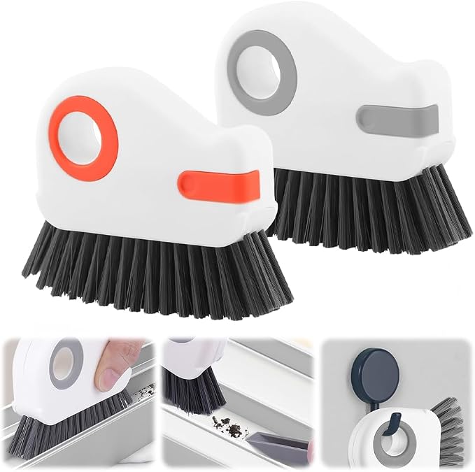 2 in 1 Groove Cleaning Brush, Window Track Cleaning Tools, Crevice Brush by WelcomeCometoFXOICMI