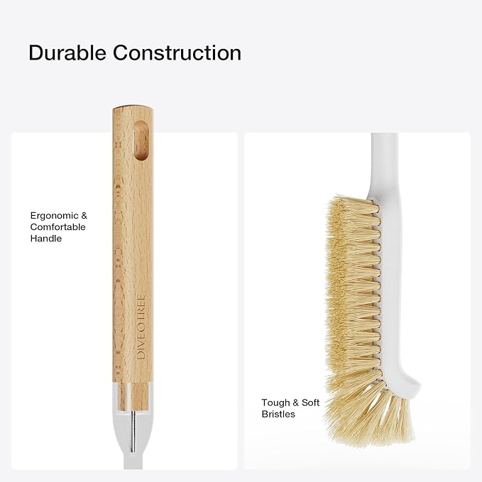 Cleaning Brush, Diveotree Hard Bristle Brush - Image 7