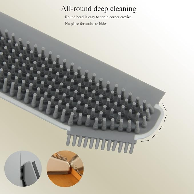 Multifunctional Cleaning Brush 2 Pcs Silicone Cleaning Brush Small Crevice - Image 6