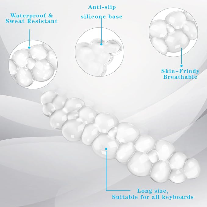 Gel Cloud Keyboard Wrist Rest, Cute Wrist Support and Arm Support Keyboard Rest - Image 3