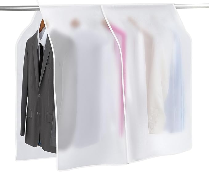 Clothing Rack Covers Hanging Clothes Dust Covers Garment Bag Organizer Storage by Unknown